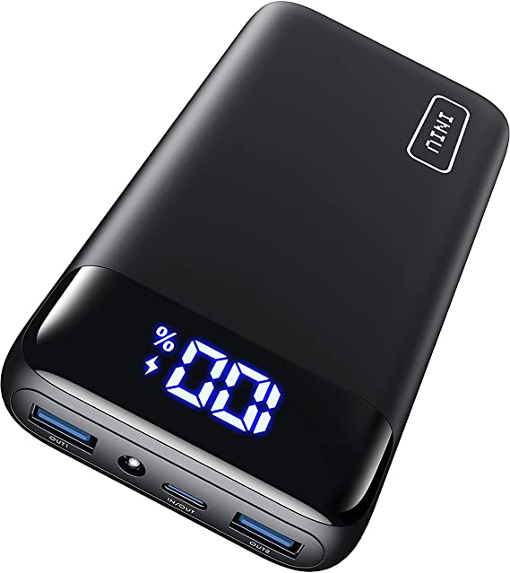 INIU Power Bank, 22.5W Bateria Externa Carga Rapida 20000mAh, Bateria Portatil PD3.0 QC4.0, Powerbank 3A (USB C Input&Output) LED Compatible con iPhone 131